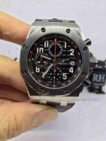 Swiss 3126 Audemars Piguet Royal Oak Offshore Black Leather Band Watch